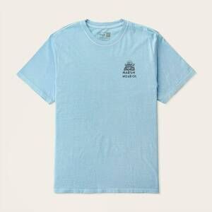 NEW MARSH WEAR men's stay awhile tee in hazy blue